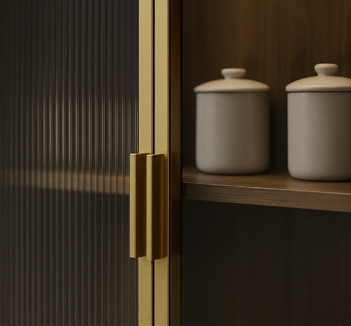Adna Design custom aluminum glass doors