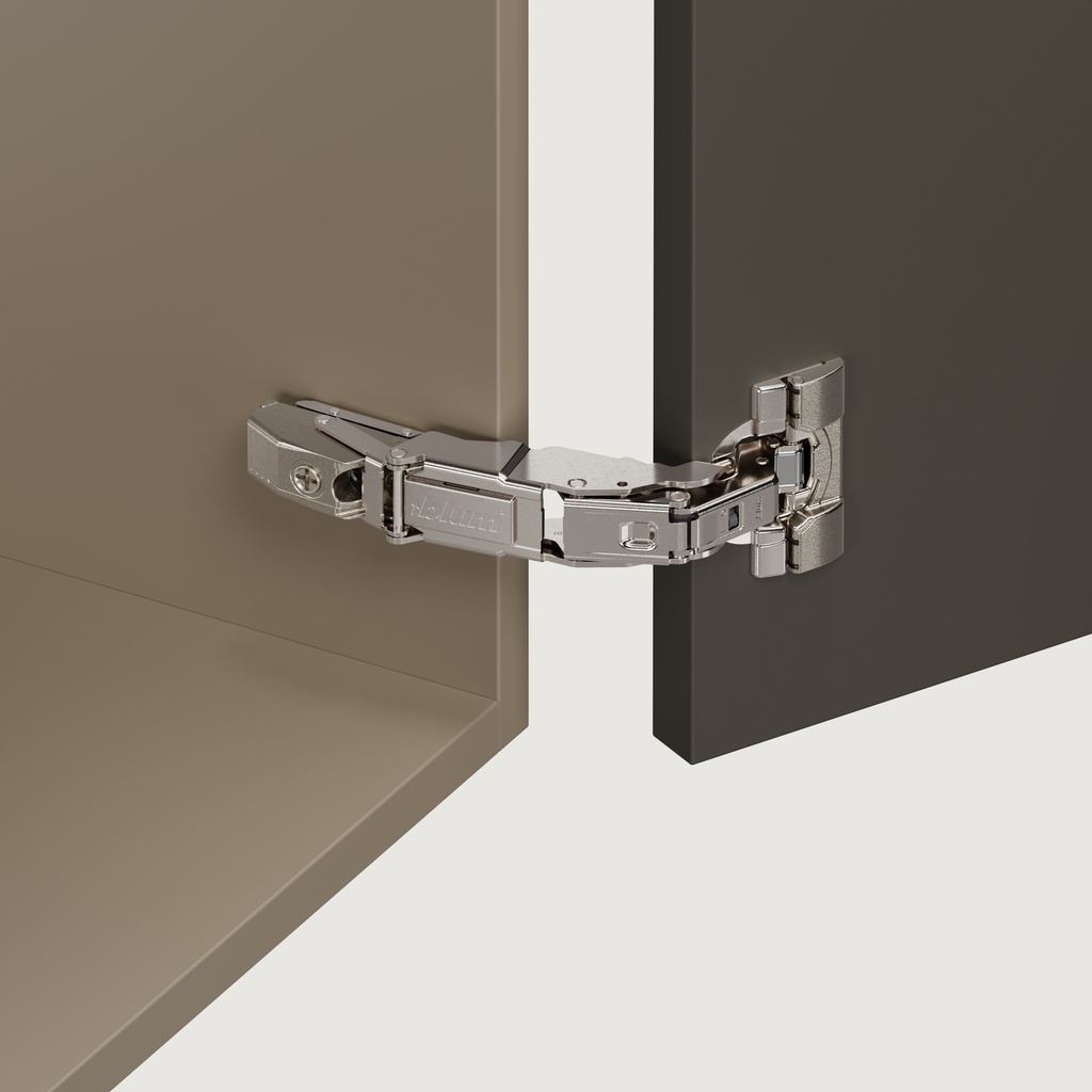 Angled Hinge — Half Overlay Application