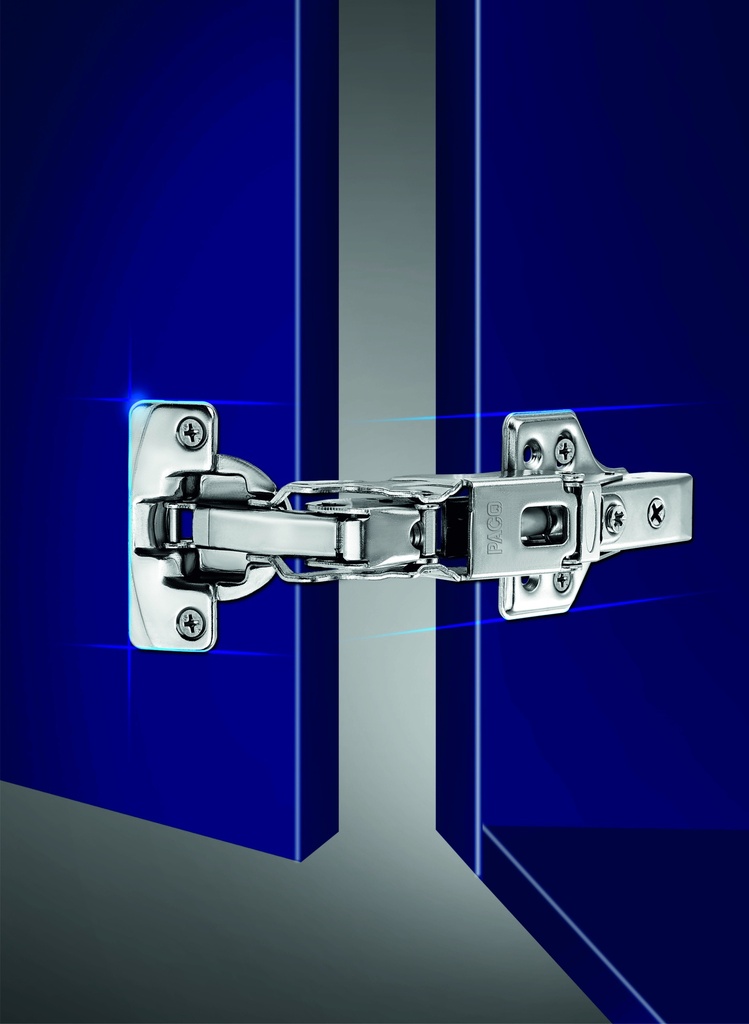[PAH10-00-D] 165 Deg Clip-On Regular Closing Hinge (Dowel)