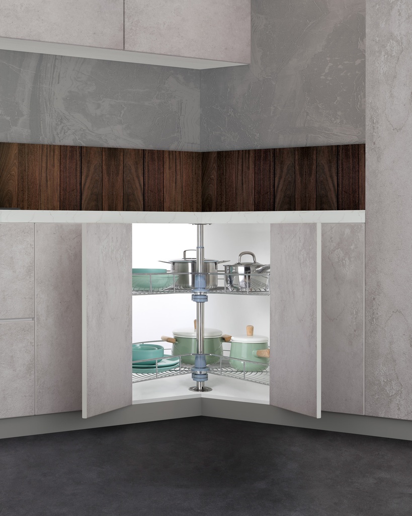 [PKA11-800] 3/4 Lazy Susan - Wired Tray (800mm)