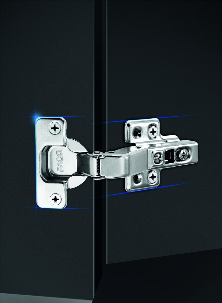 [PAH17-45-D] 45 Deg Soft Close Hinges - Special Angle (Dowel)