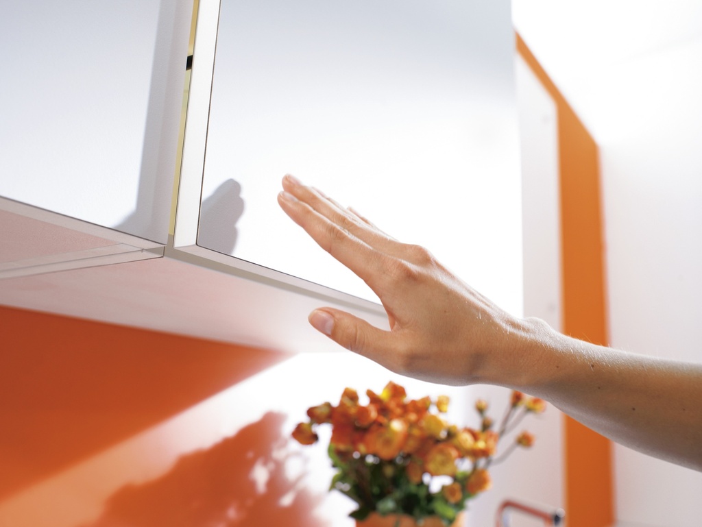 [956A1004] Blum TIP ON long version for doors Magnetic (Dark Grey)