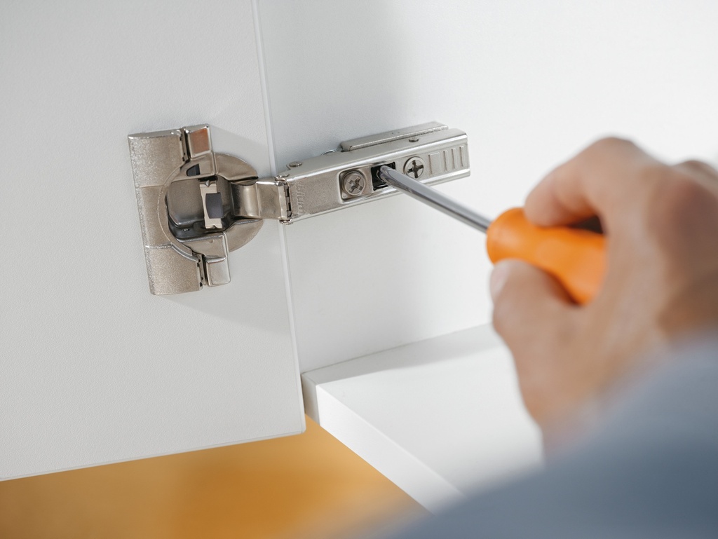 [993.0530] Blum distance bumper, Ø 5 mm, gap 2.6 mm, drilling, height: 2.6 mm