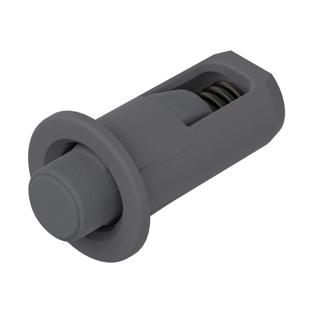 Blum distance bumper, Ø 5 mm, gap 2.6 mm, drilling, height: 2.6 mm