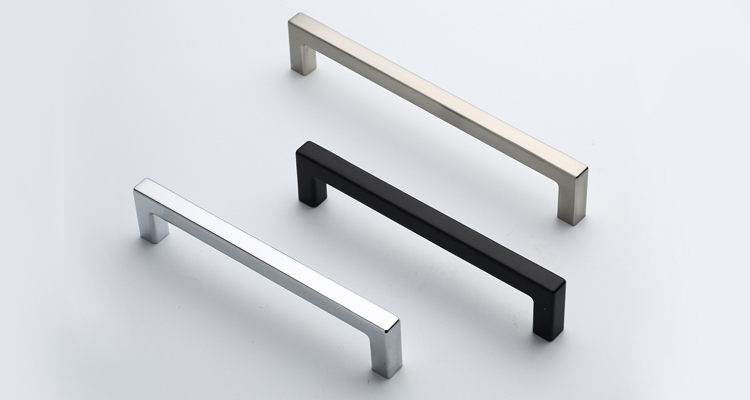 [PCH05-96-SN] Contemporary Metal Pull Handle PCH05 (96mm, Brushed Nickel)