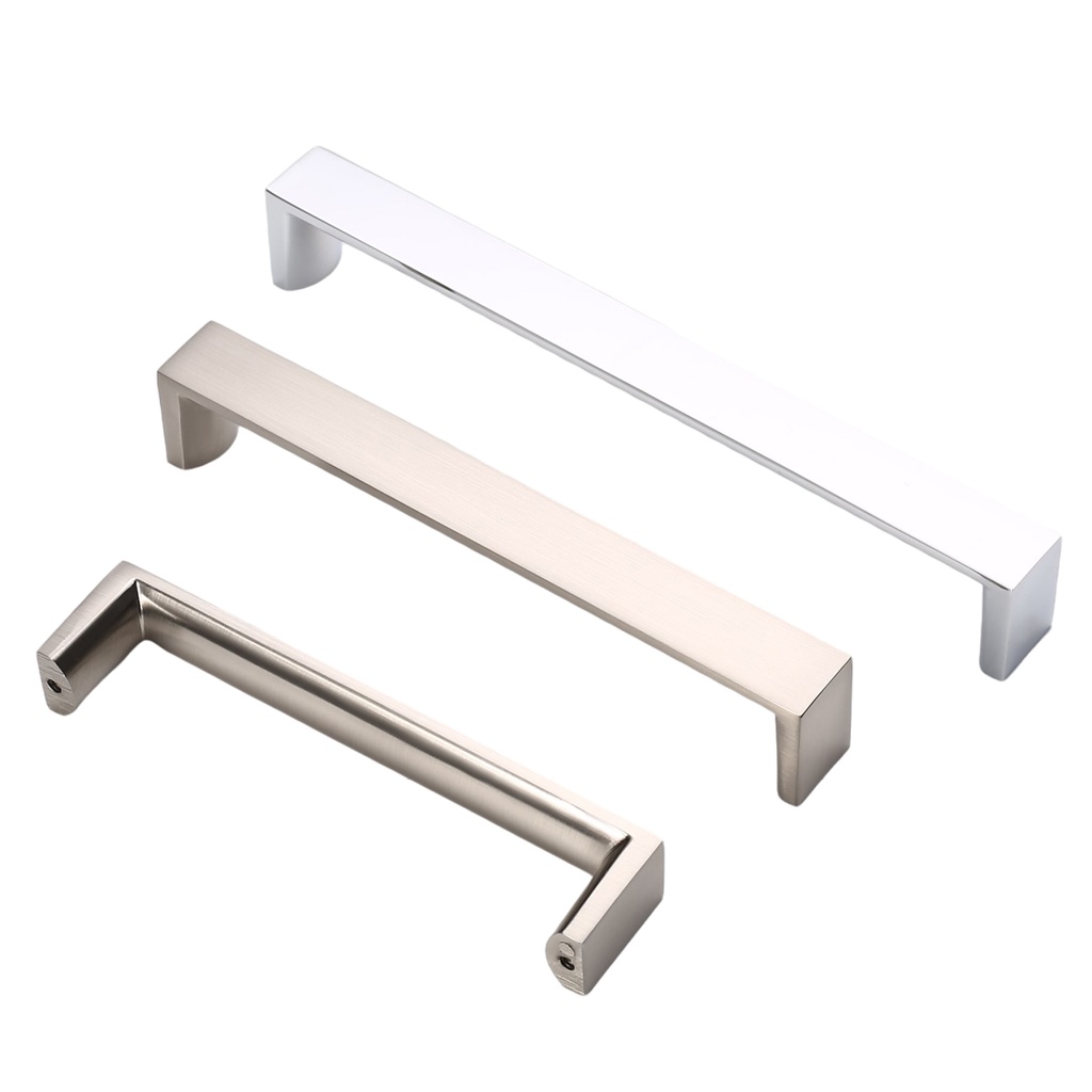 [PCH08-128-SN] Contemporary Metal Pull Handle PCH08 (128mm, Brushed Nickel)