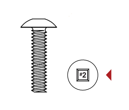 [PFS06-401] M4 Truss Machine Screw For Handles (1 in)