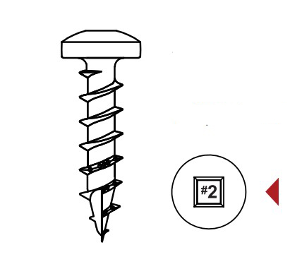 [CR858PHT17ZC] Pan Head Lo-Root Robertson