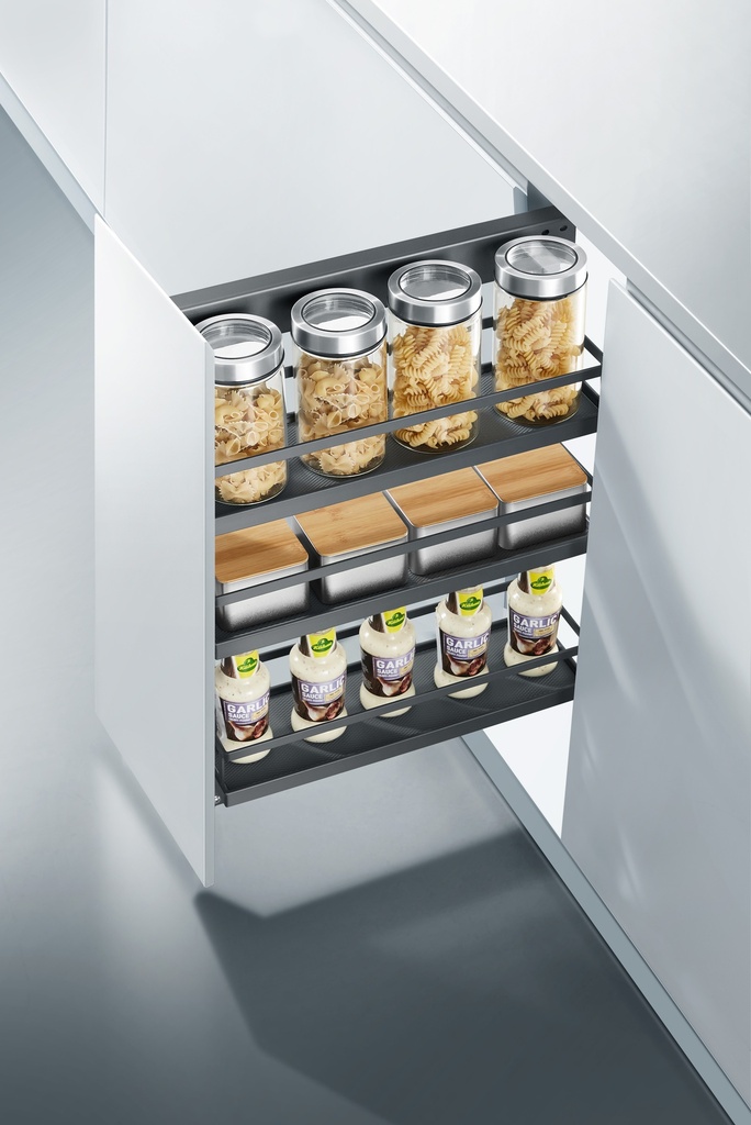 [PKA16-300] Spice Pullout with 3 Layers - Universal Base (300mm)