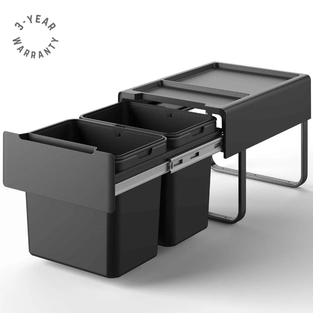 Undersink Cabinet Waste Bin Systems