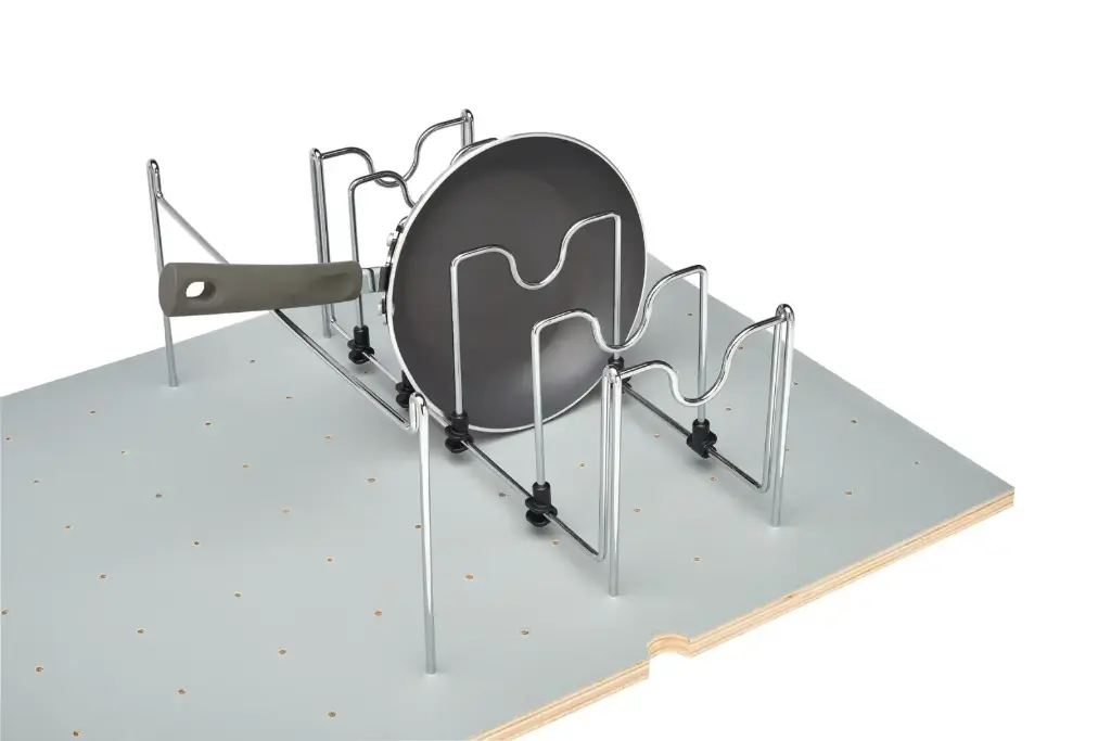 [5DLD-1-CR] Drop-in Pan Organizer for Drawer Pegboard System 