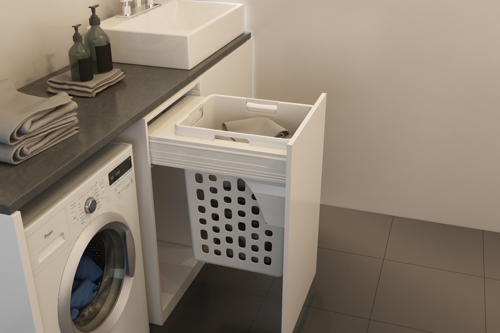 [CTOHSL-18-1] Tilt-Out Fabric Hampers  (18 in)