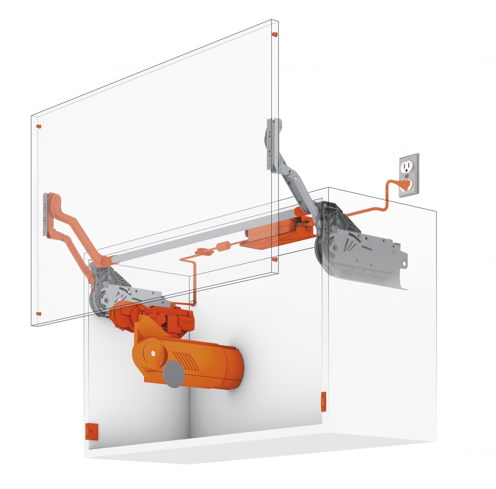 [22L2200] AVENTOS Lift Mechanism HL Top (300-390mm, Screw-On)