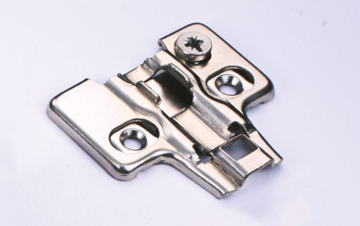 [PAHP02-00] Hinge Plates for PACO European Style Hinges - H=0 (Screw-On)