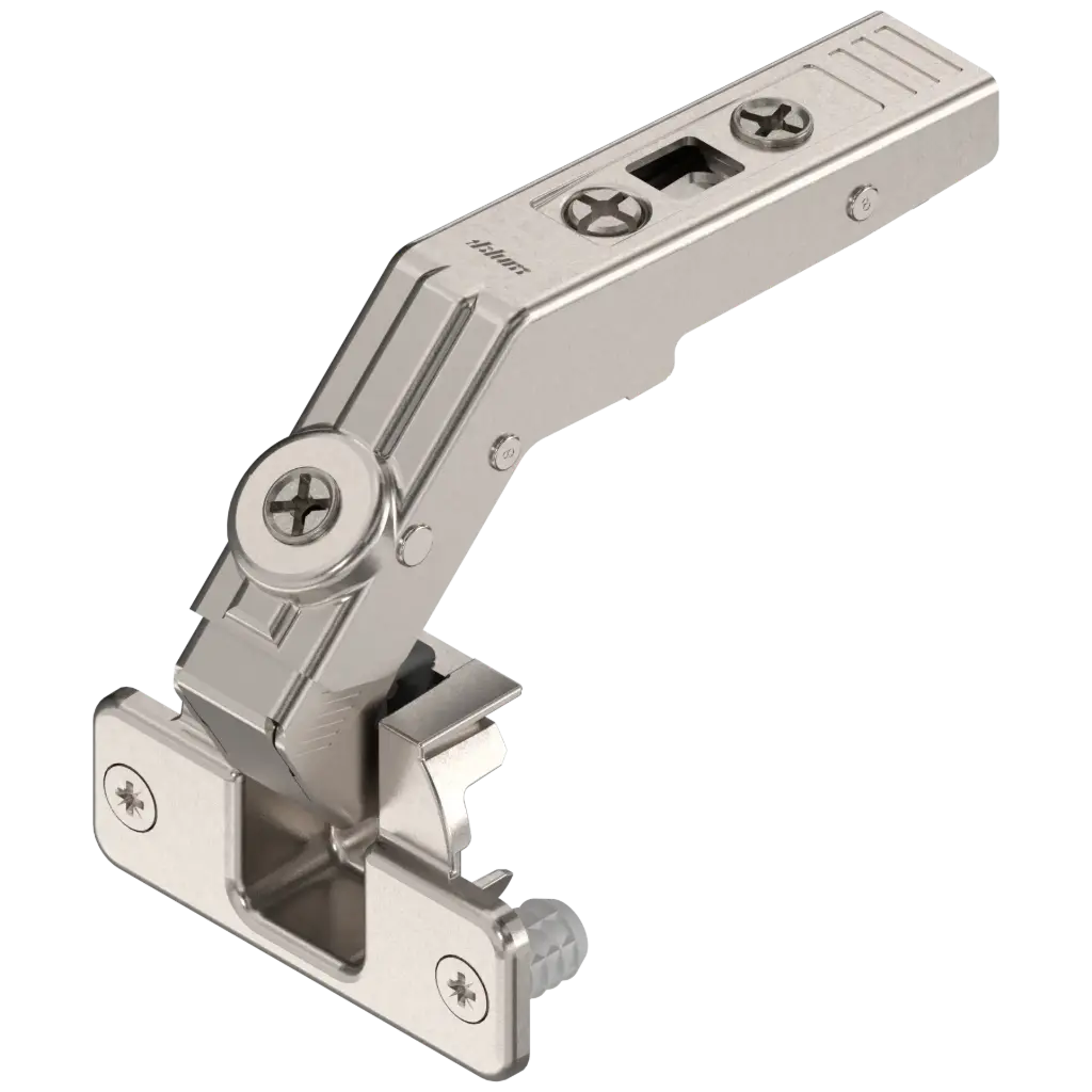 [79T8530] CLIP top Hinge - 60° Bi-Fold (Dowel, Nickel)