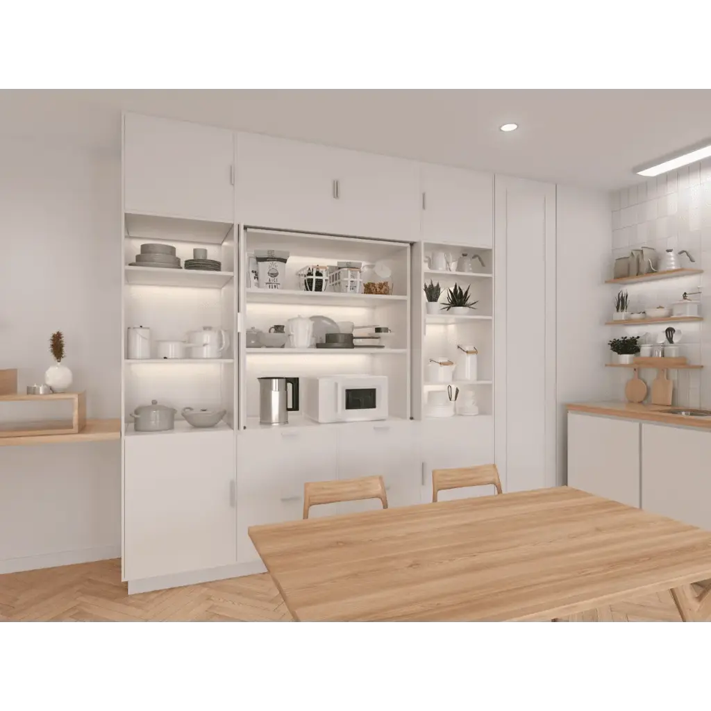[ALT-ST20-D10S-16] Pocket Door System (Overlay/ Soft-Close) (31 1/2" ~ 47 1/4", 16 1/4")