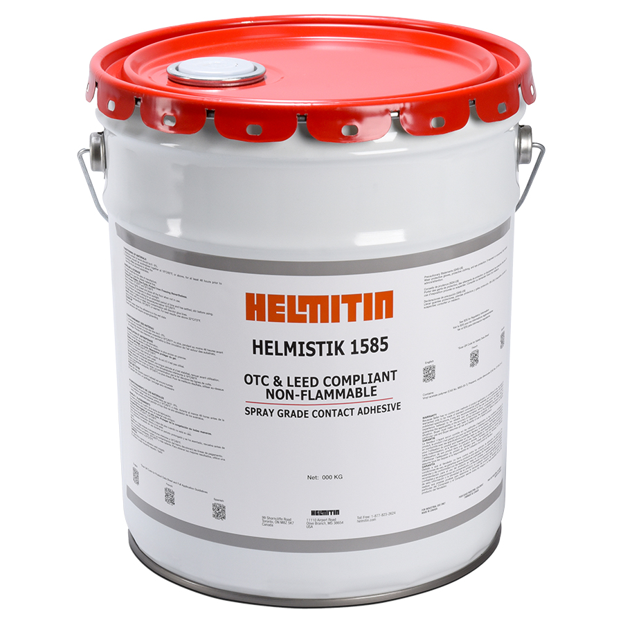 Helmistik NF 1585 OTC and LEED Comnpliant Spray Grade Contact Ahdhesive
