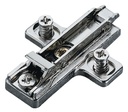 Salice Domi Snap-On Cross-Shaped, Dual Cam Adjust, Mounting Plates, Euro Screws
