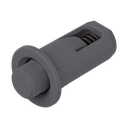 Blum distance bumper, Ø 5 mm, gap 2.6 mm, drilling, height: 2.6 mm