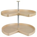 Kidney Shape Maple Wood Banded Lazy Susan - Rev-A-Shelf